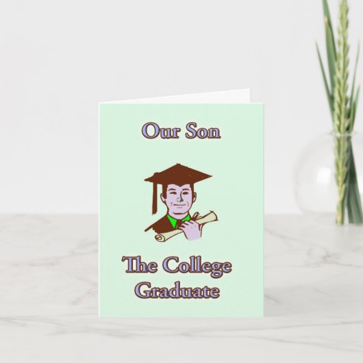 College Son College Afstuderen Kaart (Voorkant)
