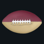 College Sports Team Kleuren Garnet/Goud Football<br><div class="desc">Speel in stijl met College Sports Team Kleuren Garnet / Gold Football!</div>