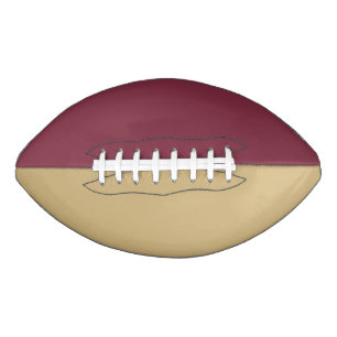 College Sports Team Kleuren Garnet/Goud Football