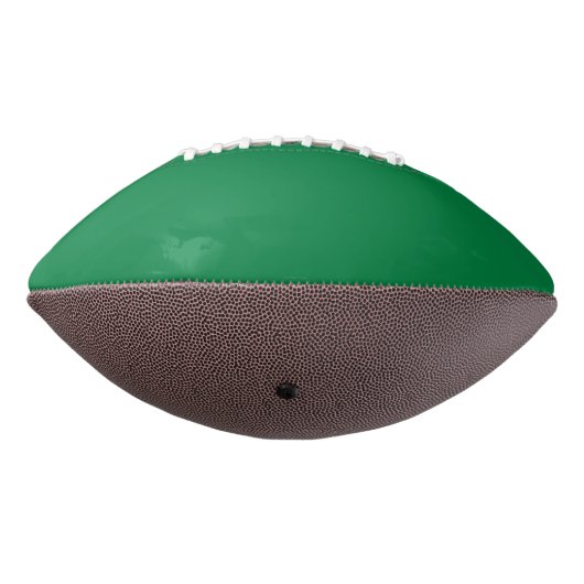 College Sports Team Kleuren Groen/Sinaasappel Foot American Football (Gedraaid 270)