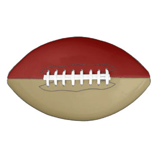 College Sports Team Kleuren Maroon/Goud Football