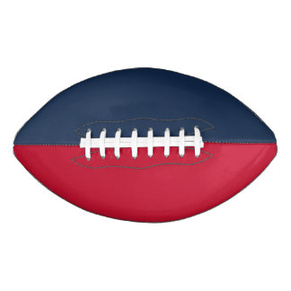 College Sports Team Kleuren Navy Blauw/Rood Footba American Football