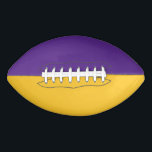 College Sports Team Kleuren Paarse/Gouden Football<br><div class="desc">Speel in stijl met College Sports Team Kleuren Paarse/Gouden Football!</div>