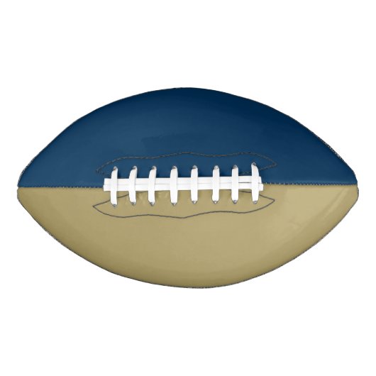 College Sports Team Kleuren TechGold/Navy Football (Voorkant)