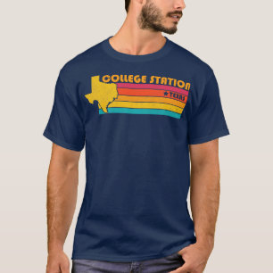 College Station Texas Vintage Verdrietig Souvenir T-shirt