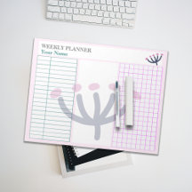 College Stationery Roze Mimosa Aanpassen Planner