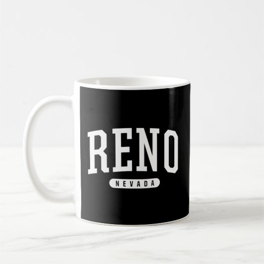 College stijl Reno Nevada Koffiemok (Links)