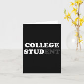 College Student Gifts Voor Mannen College Stud Sar Kaart (Gele Bloem)