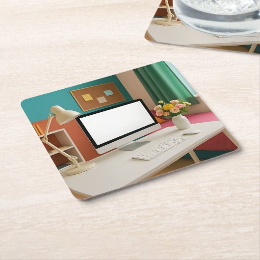 College Student Kamer Onderzetter Set (Schuin)