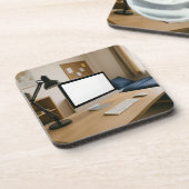 College Student Kamer Plastic Onderzetter Set (Linkerzijde)