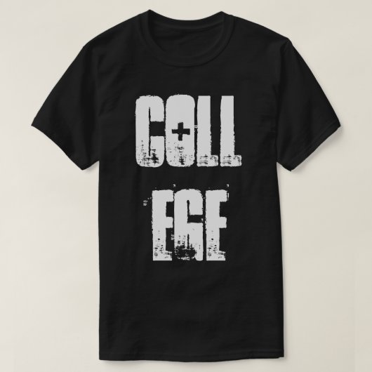 COLLEGE T-SHIRT (Design voorkant)