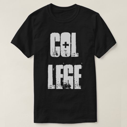 COLLEGE T-SHIRT (Design voorkant)