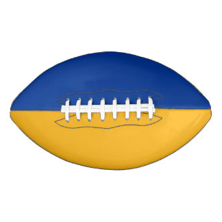 College Team Kleuren Blauw/Geel Goud Football
