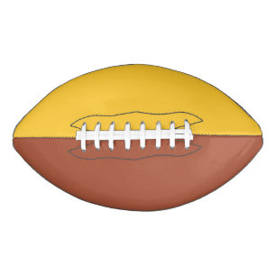 College Team Kleuren Bruin/Geel Football