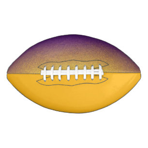 College Team Kleuren Paarse/Gele Football