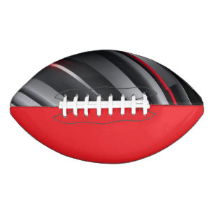 College Team Kleuren Rood/Zwart/Grijs Football