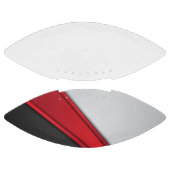 College Team Kleuren Rood/Zwart/Grijs/Wit Football (Panelen)