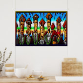 College Tech of High School Afstuderen Print (Keuken)