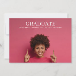 College University 2 Photo Classic Afstuderen Aankondiging