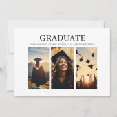 College University 4 Photo Classic Afstuderen Aankondiging (Voorkant)
