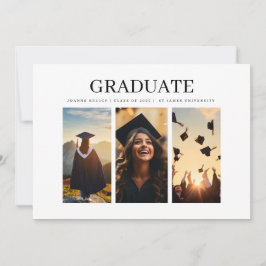 College University 4 Photo Classic Afstuderen Aankondiging