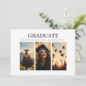 College University 4 Photo Classic Afstuderen Aankondiging (Staand voorkant)