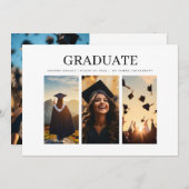 College University 4 Photo Classic Afstuderen Aankondiging (Voorkant / Achterkant)
