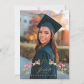 College University Bloemenboog 2 foto Afstudeerder Aankondiging (Voorkant)