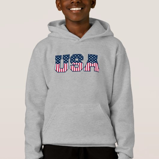 College USA Font Red White Blue Stars And Stripes (Voorkant)