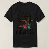 College van pensioengerechtigden in quilting t-shirt (Design voorkant)