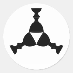 College van Yarnvid Populace Badge Ronde Sticker