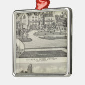 College van zusters van Bethany Metalen Ornament (Links)
