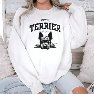 College Varsity Script Schotse Terriër Mama Trui