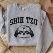 College Varsity Script Shih Tzu Mama Hondenliefheb Trui