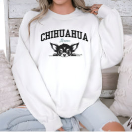 College Varsity Style Script Chihuahua Mama Trui
