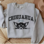 College Varsity Style Script Chihuahua Mama Trui