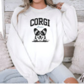 College Varsity Style Script Corgi Mama Trui