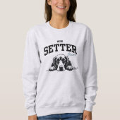 College Varsity Style Script Ierse Setter Mama Trui (Voorkant)