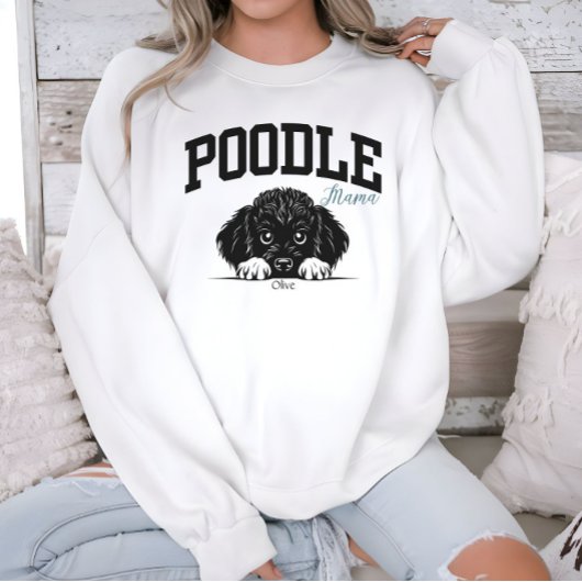 College Varsity Style Script Poedel Mama Trui