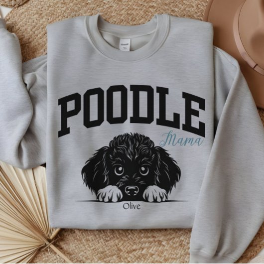 College Varsity Style Script Poedel Mama Trui