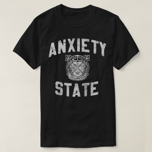  college voor angst Geïnspireerd ontwerp T-shirt (Design voorkant)