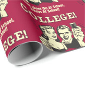 College: Wat gebeurt er op schooldagen? Cadeaupapier (Rol Hoek)