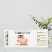 Collegefonds Cadeaubon, Collegespaarplan Kaart (Staand voorkant)