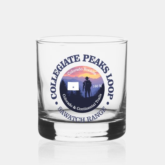 Collegiale pieken (rd2) whisky glas (Voorkant)
