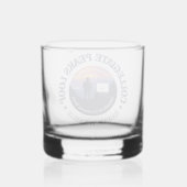 Collegiale pieken (rd2) whisky glas (Achterkant)