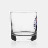 Collegiale pieken (rd2) whisky glas (Rechts)