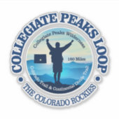 Collegiale pieken (V) Sticker (Voorkant)