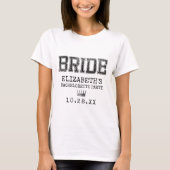 Collegiate Bride Bachelorette Party T-shirt (Voorkant)