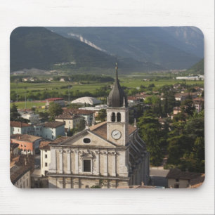 Collegiate kerk in de ochtend, Arco, Trento Muismat