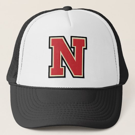 Collegiate "N" Trucker Pet (Voorkant)